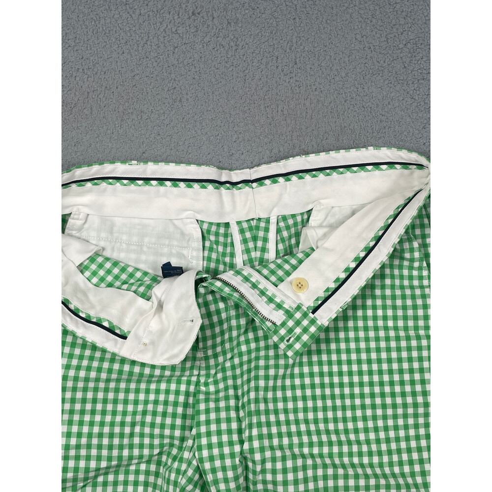 Polo Golf Ralph Lauren Green Gingham Shorts Mens Size 36 - Picture 5 of 11